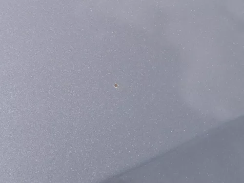 Skoda Fabia 5J Roomster Motorhaube Haube Klappe vorne braun LF8H + Logo (185109)