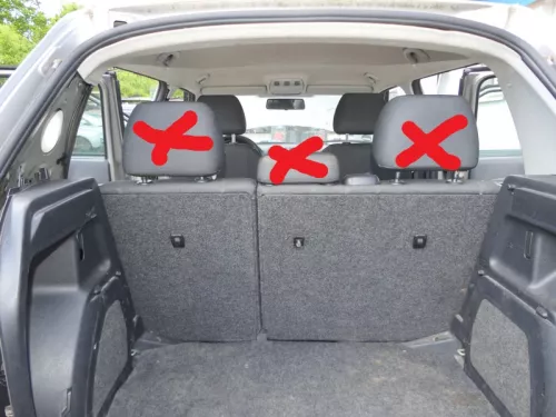 Skoda Fabia 5J 5itz Sitze hinten Rückbank Rücksitzbank 3 Punkt Gurt Isofix anthr (185119)