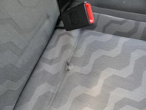 Skoda Fabia 5J 5itz Sitze hinten Rückbank Rücksitzbank 3 Punkt Gurt Isofix anthr (185119)