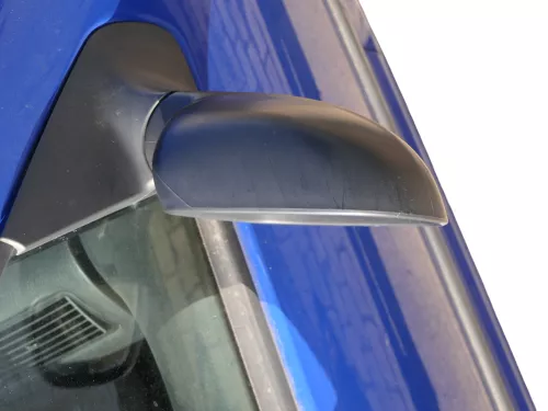 VW Golf 4 Bora manueller Spiegel vorne rechts Außenspiegel schwarz (185166)