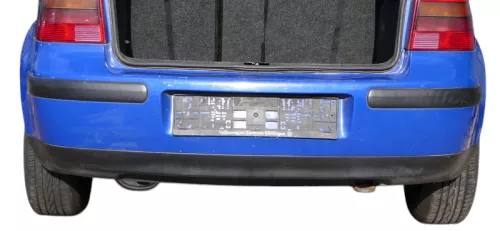 VW Golf 4 Limousine Stoßstange hinten Heckstoßstange Stoßfänger blau LW5Z