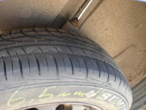 4x VW Golf 4 Bora 195/65 R15 91V Sommerreifen 6jx15H2 ET38 ca. 4-6,5mm Reifen (185174)