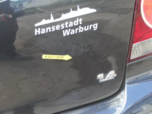 VW Polo 9N3 9N Heckklappe Kofferraumklappe Klappe schwarz LC9Z ohne Anbauteile (185204)