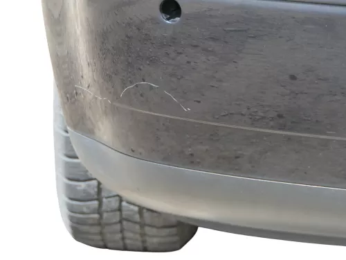 VW Polo 9N 9N3 Stoßstange Heckstoßstange hinten schwarz LC9Z (185206)