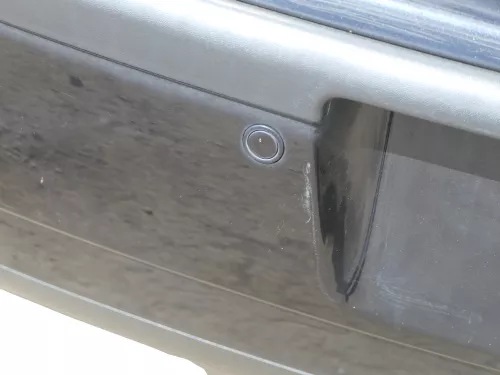 VW Polo 9N 9N3 Stoßstange Heckstoßstange hinten schwarz LC9Z (185206)