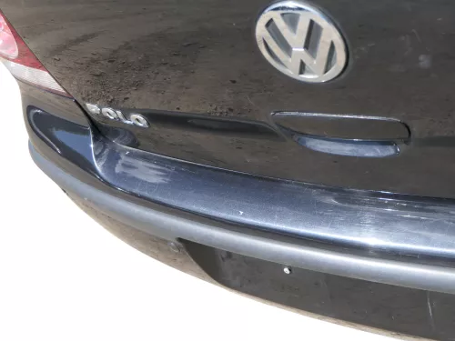 VW Polo 9N 9N3 Stoßstange Heckstoßstange hinten schwarz LC9Z (185206)