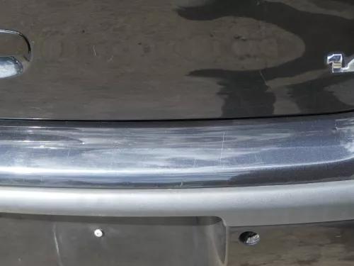 VW Polo 9N 9N3 Stoßstange Heckstoßstange hinten schwarz LC9Z (185206)