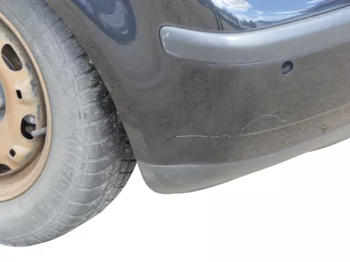 VW Polo 9N 9N3 Stoßstange Heckstoßstange hinten schwarz LC9Z (185206)