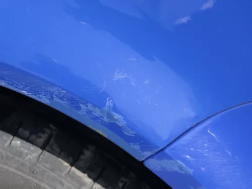 VW Golf 4 1J Kotflügel vorne rechts blau LA5C (185208)