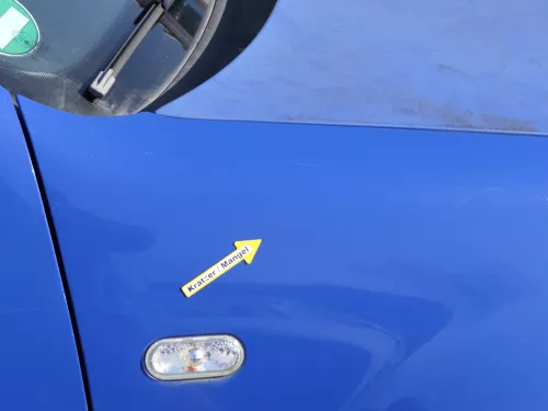VW Golf 4 1J Kotflügel vorne rechts blau LA5C (185208)