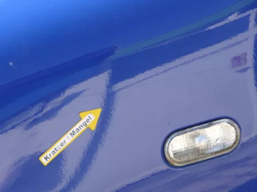 VW Golf 4 1J Kotflügel vorne links blau LA5C (185209)