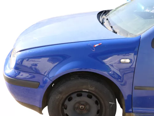 VW Golf 4 1J Kotflügel vorne links blau LA5C (185209)