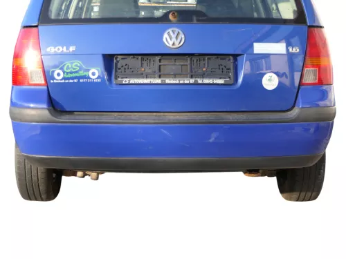 VW Golf 4 Bora Kombi Stoßstange hinten Heckstoßstange Stoßfänger blau LA5C