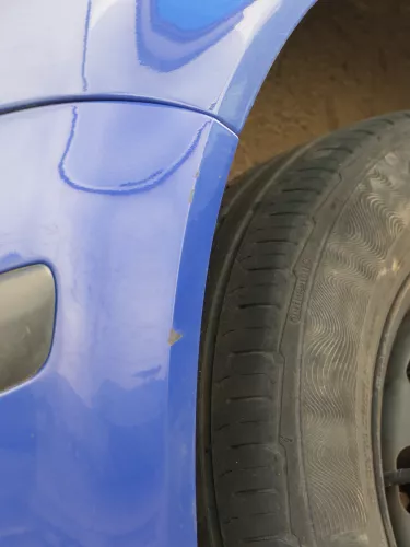 VW Golf 4 Bora Kombi Stoßstange hinten Heckstoßstange Stoßfänger blau LA5C (185211)