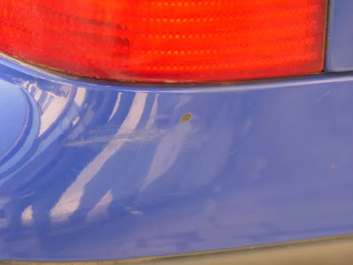 VW Golf 4 Bora Kombi Stoßstange hinten Heckstoßstange Stoßfänger blau LA5C (185211)