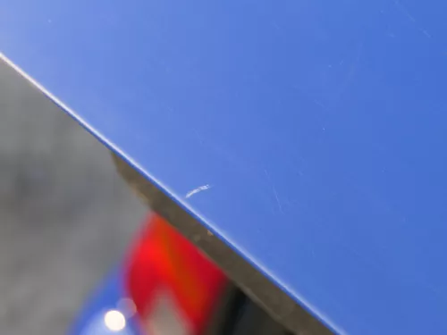 Golf 4 Bora Kombi Variant Heckklappe Klappe Scheibe hinten blau LA5C ohne Anbaut (185212)