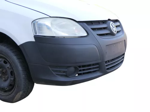 VW Fox 5Z Stoßstange vorne Stoßfänger schwarz mit Grill (185225)