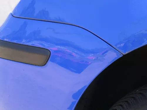 VW Polo 9N Stoßstange Frontstoßstange vorne blau LA5F (185247)