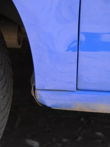 VW Polo 9N Kotflügel vorne links blau LA5F bis ca.Bj.2004 (185248)