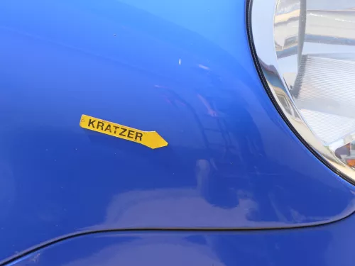 VW Polo 9N Kotflügel vorne rechts blau LA5F bis ca.Bj.2004 (185249)