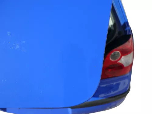 VW Polo 9N3 9N Heckklappe Kofferraumklappe Klappe blau LA5F ohne Anbauteile (185250)