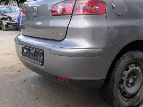Seat Ibiza 6L Stoßstange Heckstoßstange hinten grau LS7U (185262)