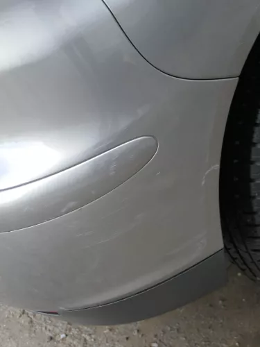 Seat Ibiza 6L Stoßstange Heckstoßstange hinten grau LS7U (185262)