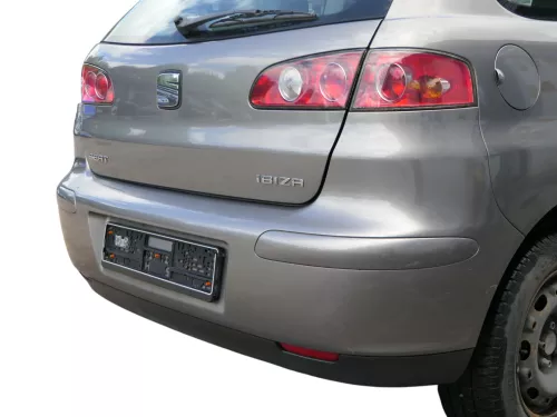 Seat Ibiza 6L Stoßstange Heckstoßstange hinten grau LS7U (185262)