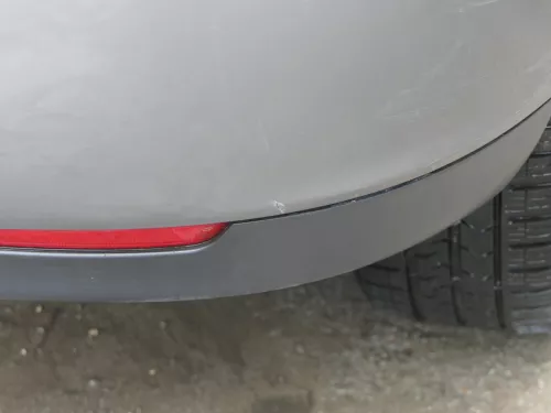 Seat Ibiza 6L Stoßstange Heckstoßstange hinten grau LS7U (185262)