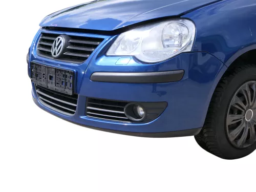 VW Polo 9N3 Stoßstange vorne Frontstoßstange Stoßfänger blau LA5K SWR (185280)