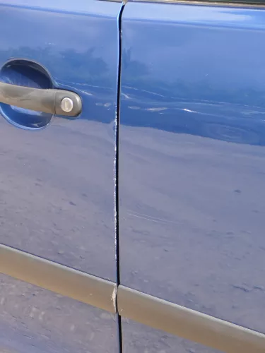 VW Polo 9N 9N3 Tür vorne links Fahrertür 2/3-Türer blau LA5K -ohne Anbauteile (185283)