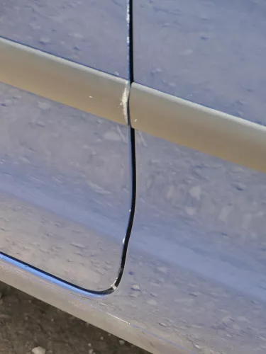 VW Polo 9N 9N3 Tür vorne links Fahrertür 2/3-Türer blau LA5K -ohne Anbauteile (185283)