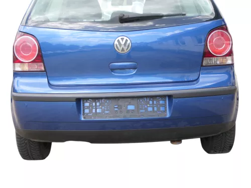 VW Polo 9N 9N3 Stoßstange Heckstoßstange hinten blau LA5K     PDC