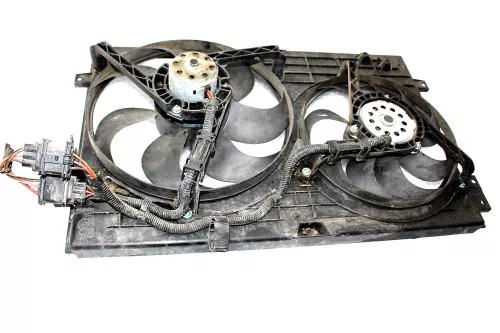 VW Golf 4 Bora Lüfterzarge Lüfter Kühlerlüfter Klimaanlage 1J0121207M 1J0959455M