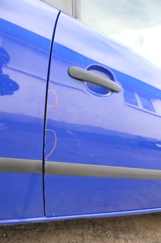 Seat Ibiza 6L Tür Fahrertür 2/3-Türer vorne rechts blau LS5G ohne Anbauteile (180868)