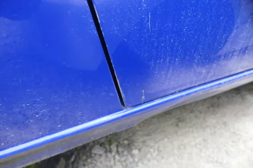 Seat Ibiza 6L Tür Fahrertür 2/3-Türer vorne rechts blau LS5G ohne Anbauteile (180868)