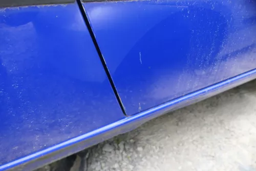 Seat Ibiza 6L Tür Fahrertür 2/3-Türer vorne rechts blau LS5G ohne Anbauteile (180868)