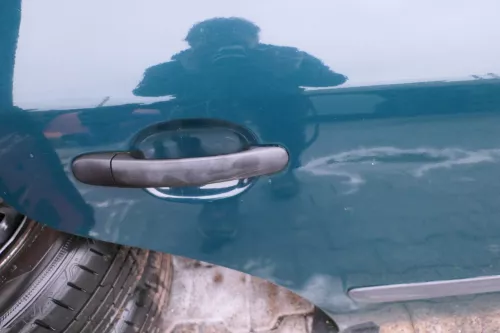 Skoda Octavia 1U Kombi Tür hinten rechts grün L5550 LF6C (109855)