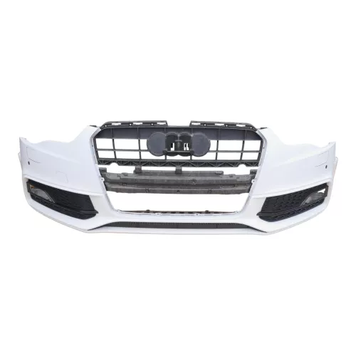 Audi A5 8T S Line Frontstoßstange Stoßstange vorn vorne Stoßfänger weiss LY9C 