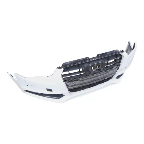 Audi A5 8T S Line Frontstoßstange Stoßstange vorn Stoßfänger weiss LY9C Kratzer! (149554)