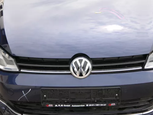 VW Golf 7 5G Motorhaube Haube Klappe vorne blau LH5X 5G0823031J - Delle (185436)