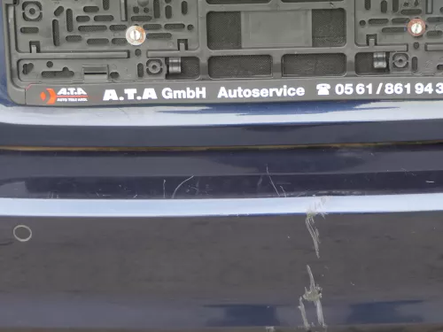 Golf 7 5G AU Kombi Variant Stoßstange hinten Heckstoßstange blau LH5X Spoile PDC (185460)