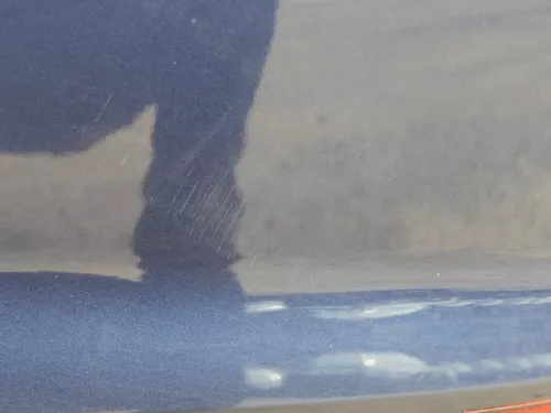 Golf 7 5G AU Kombi Variant Stoßstange hinten Heckstoßstange blau LH5X Spoile PDC (185460)