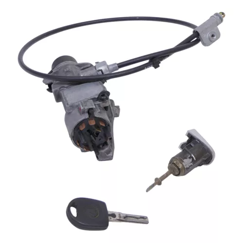 Passat 3BG 1x Türschloß links 1x Schlüssel Schloß Zündschloß Funk - Automatik (149777)