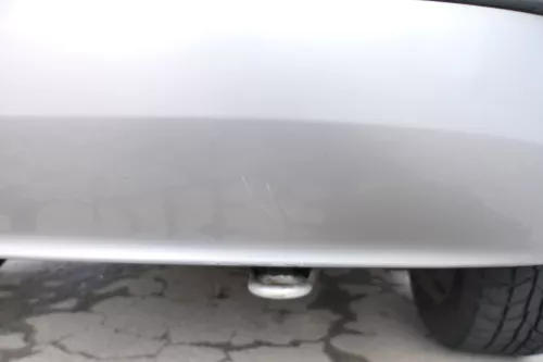 Skoda Fabia 6Y Schrägheck Stoßstange hinten Heckstoßstange silber grau LF7T (171571)