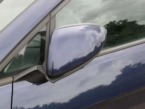 Golf 7 5G elektrischer Spiegel vorne links Außenspiegel blau LH5X + Glas Memory (185549)