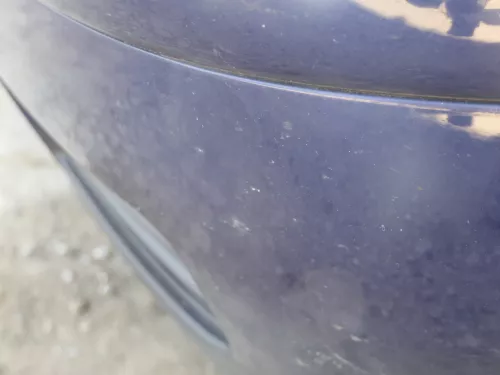 VW Golf 4 Stoßstange vorne Frontstoßstange Stoßfänger blau LB5N SWR -ohne Kappen (185726)