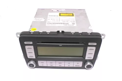 VW Golf 5 Radio CD Player Original RCD500 3C0035195B MP3 mit Code für Wechsler