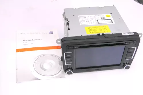 VW Passat 3C Golf 5 Touran Radio CD RCD510 3C8035195F mit Code - SD Karte