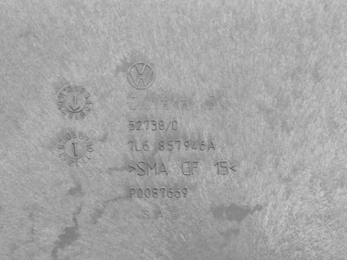 VW Touareg 7L Armaturenbrett Cockpit Amaturbrett - ohne Anbauteile anthrazit (147227)